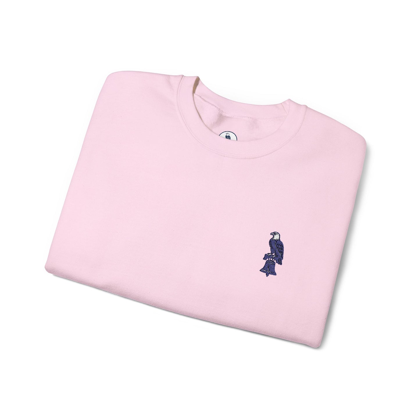 Eagle on Liberty Bell Embroidered Sweatshirt