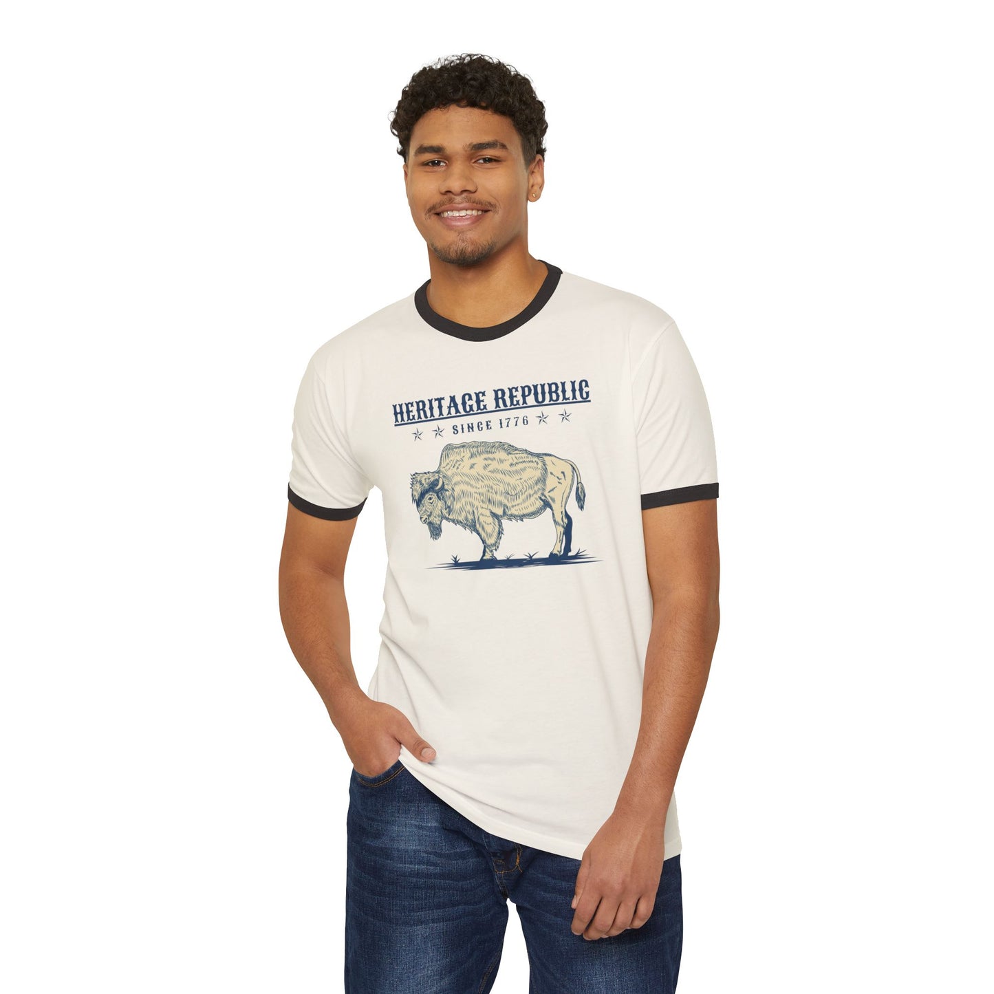 The Way of the Buffalo Cotton Ringer T-Shirt