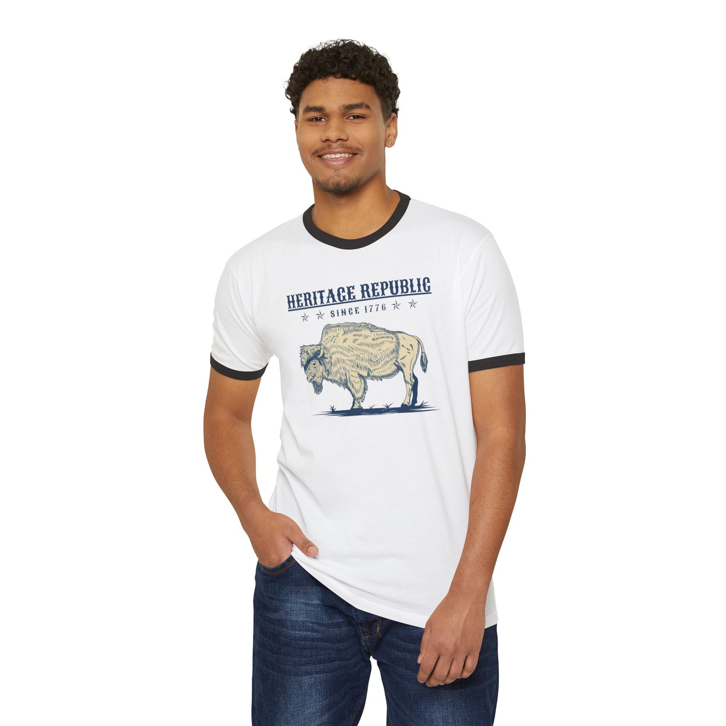 The Way of the Buffalo Cotton Ringer T-Shirt