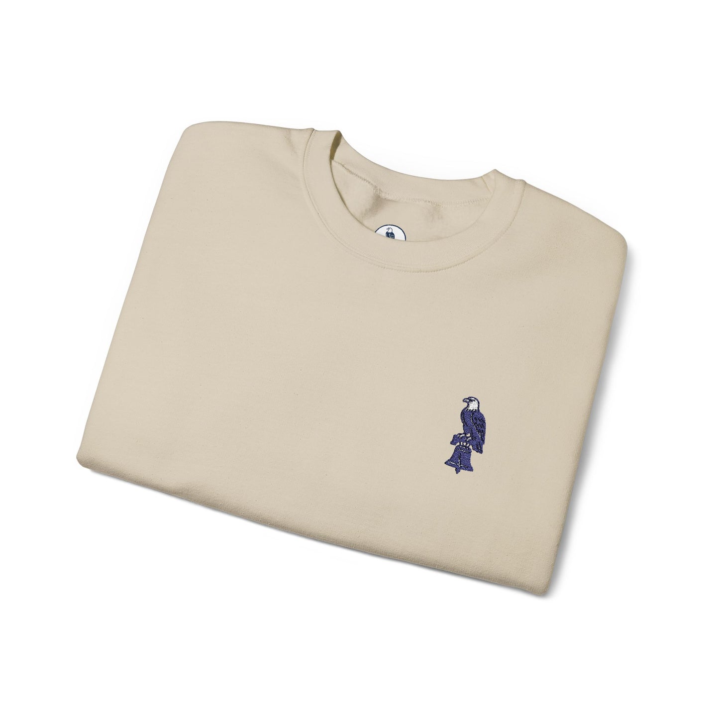 Eagle on Liberty Bell Embroidered Sweatshirt