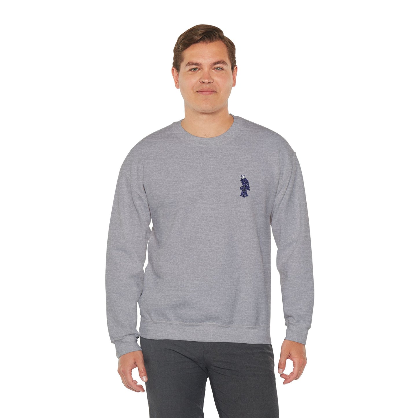 Eagle on Liberty Bell Embroidered Sweatshirt