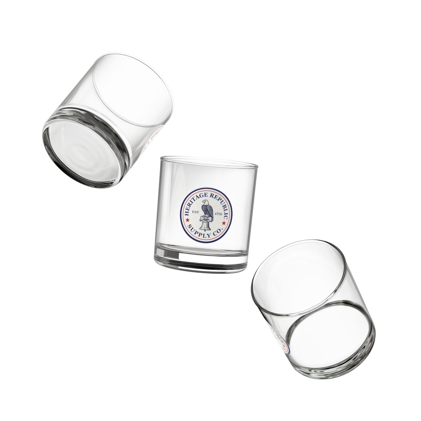 Heritage Republic Rocks Glass - 10oz Whiskey Tumbler