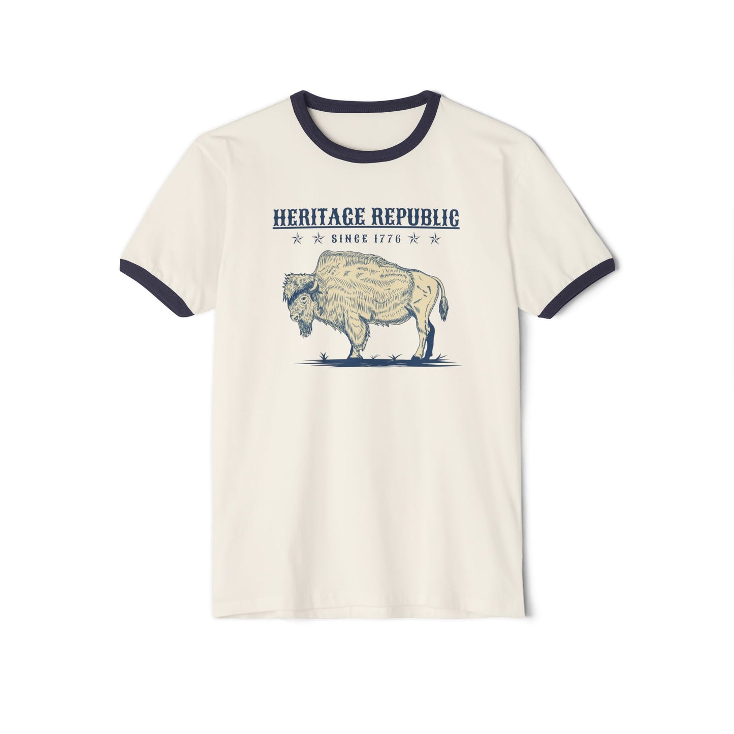 The Way of the Buffalo Cotton Ringer T-Shirt