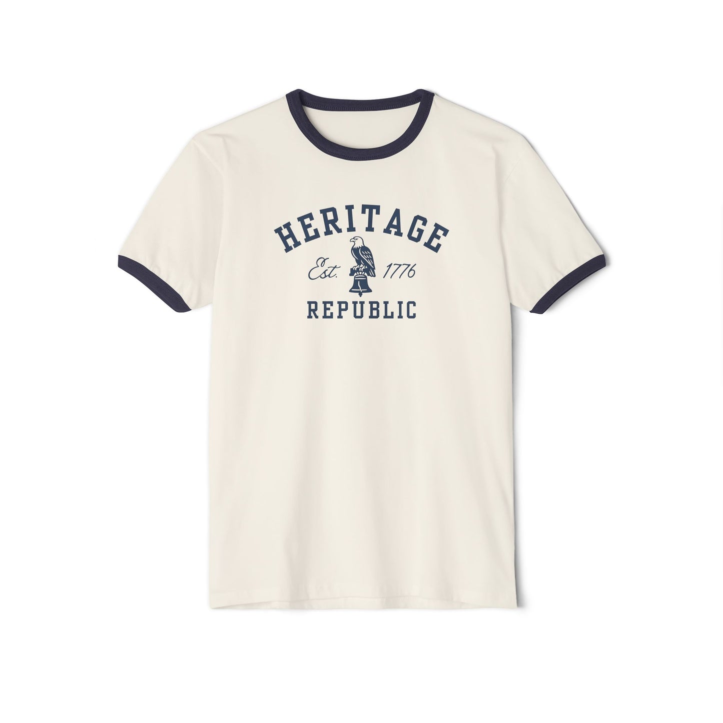 Heritage Republic University Cotton Ringer T-Shirt