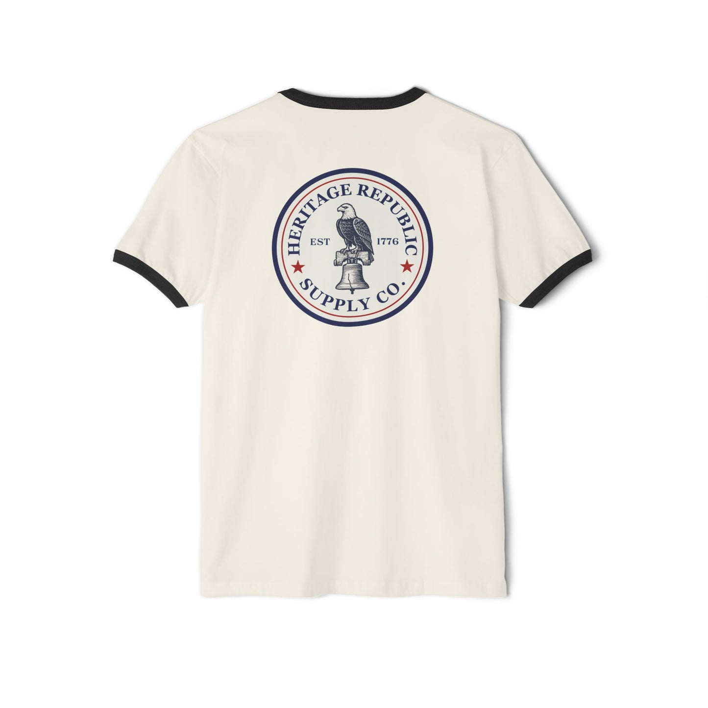Heritage Republic Emblem Cotton Ringer T-Shirt