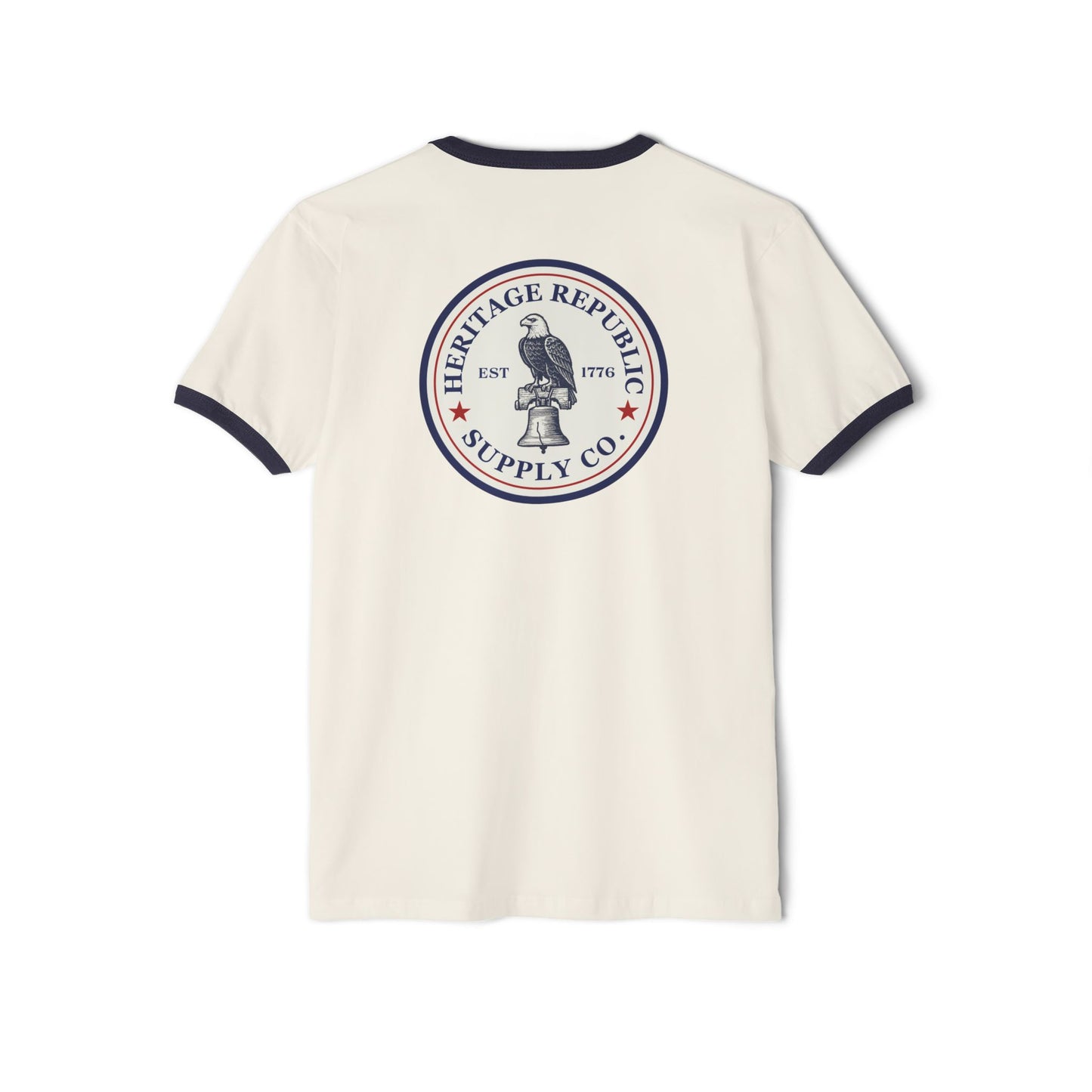Heritage Republic Emblem Cotton Ringer T-Shirt