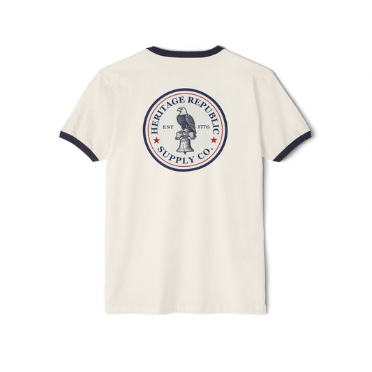 Heritage Republic Emblem Cotton Ringer T-Shirt