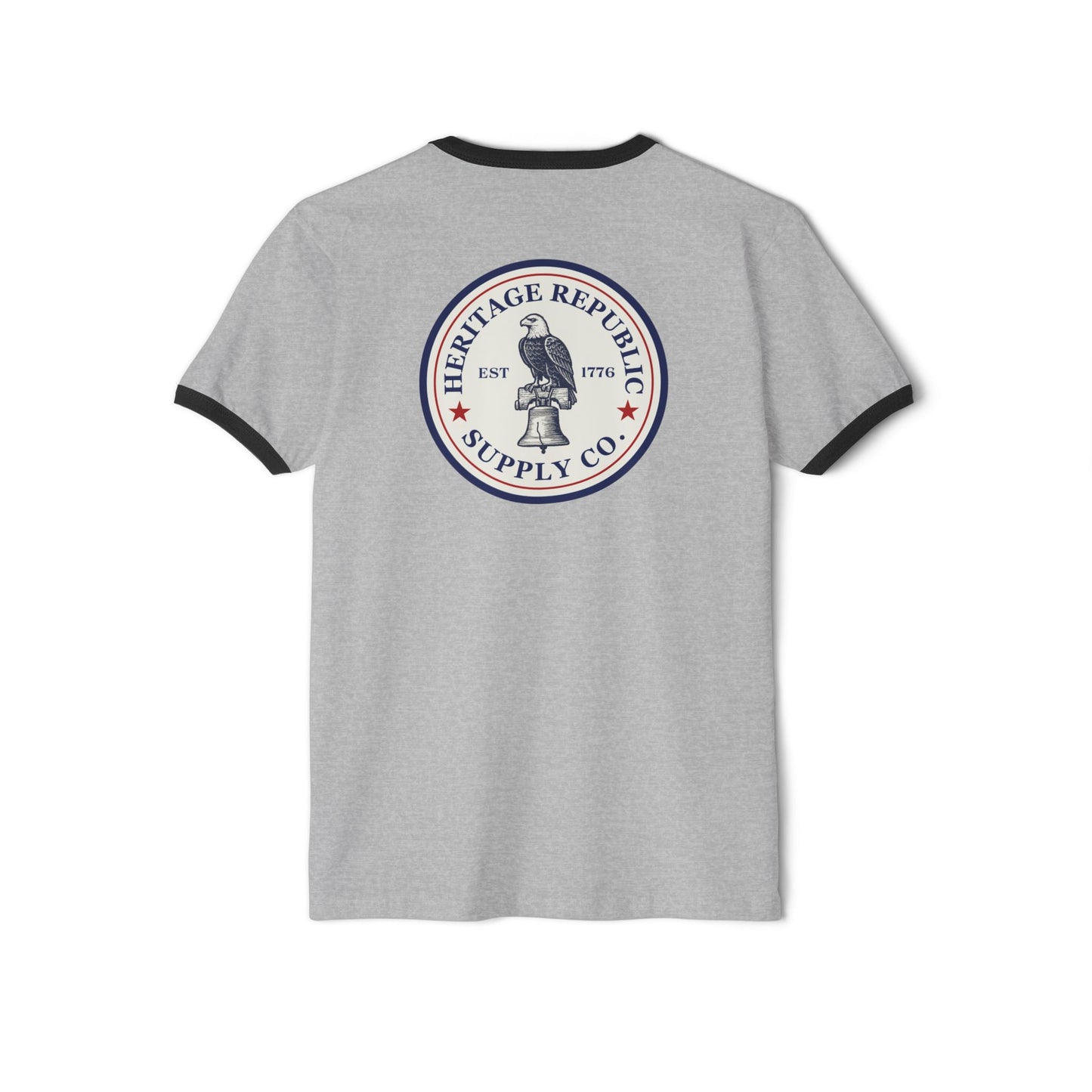 Heritage Republic Emblem Cotton Ringer T-Shirt