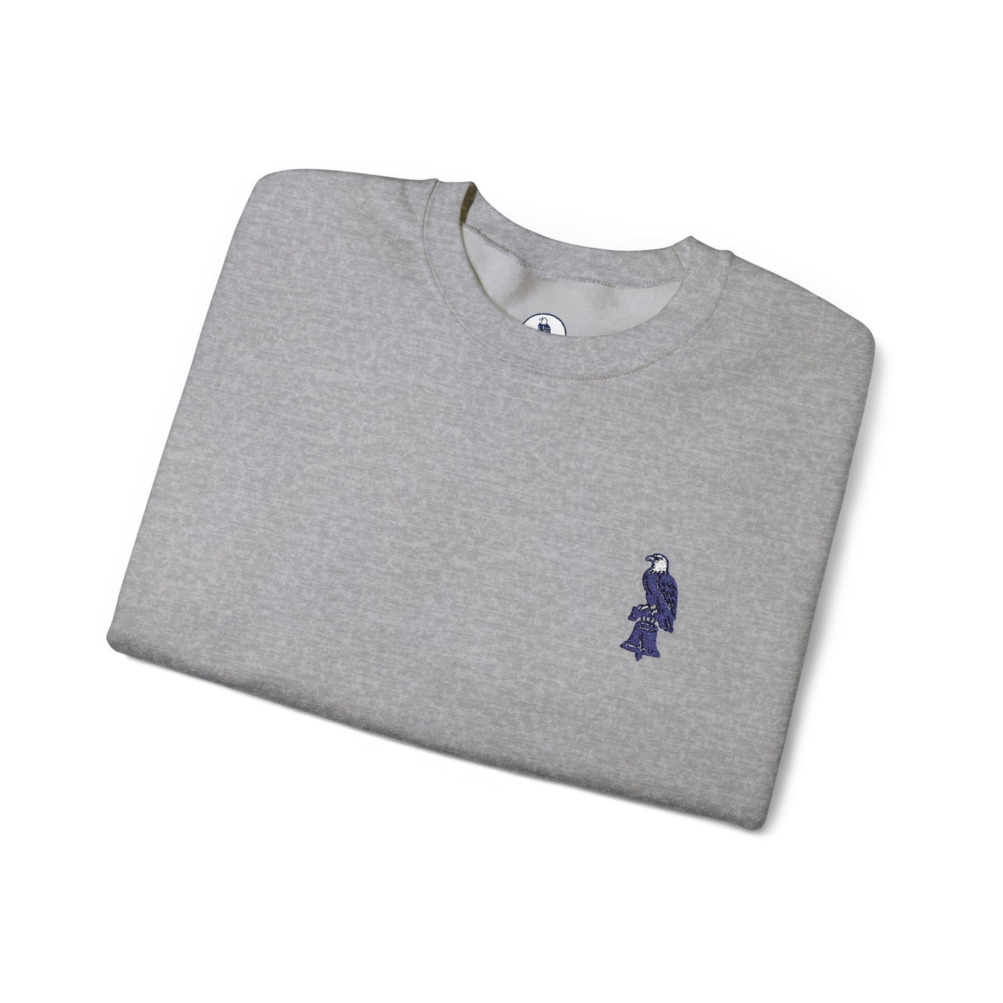 Eagle on Liberty Bell Embroidered Sweatshirt