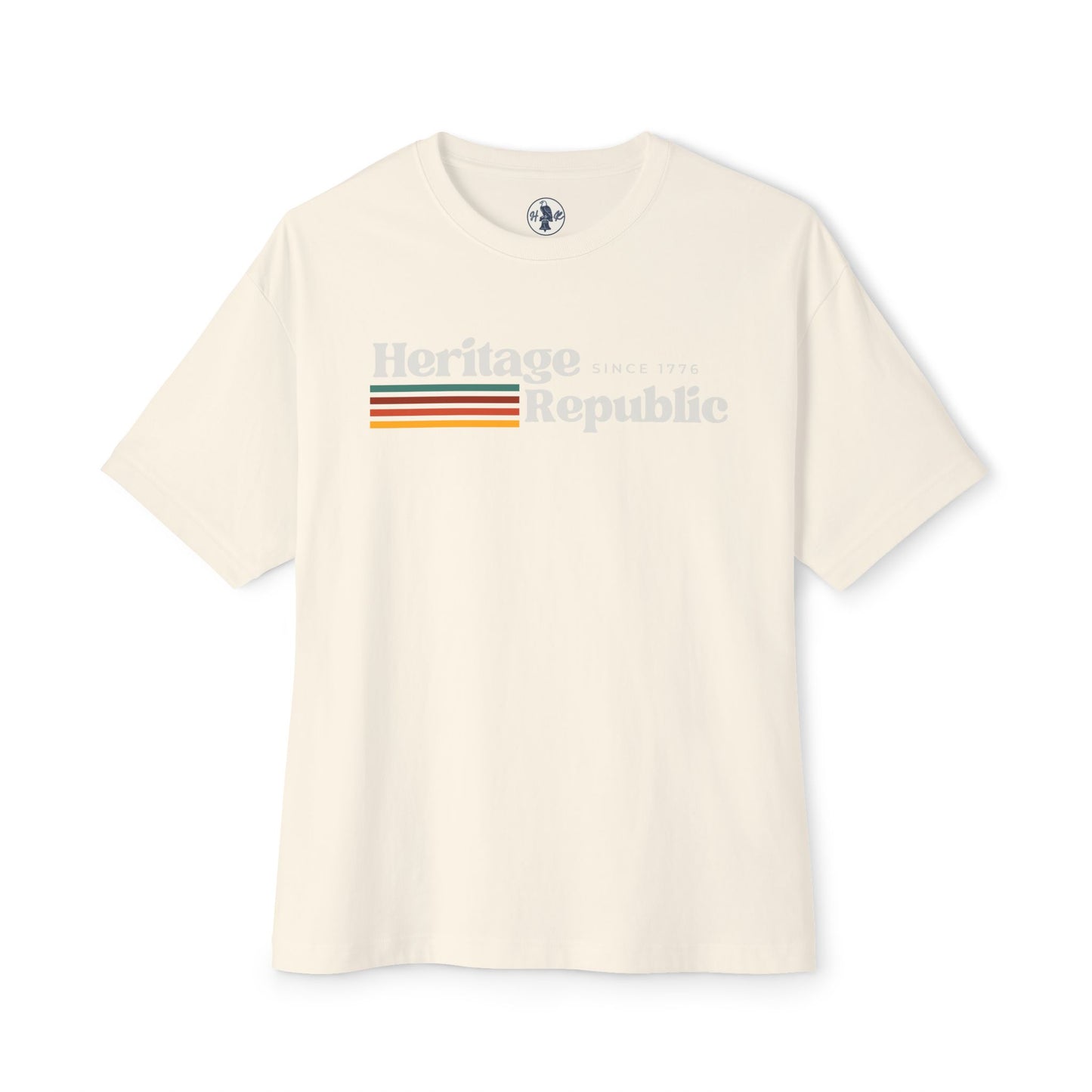 Retro Stripe Oversized Tee