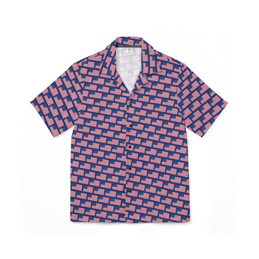 Men’s American Flag Camp Shirt