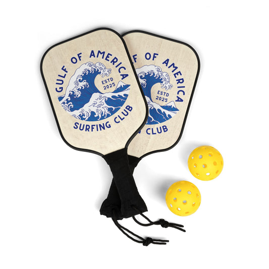 Gulf of America Surf Club Pickleball Set