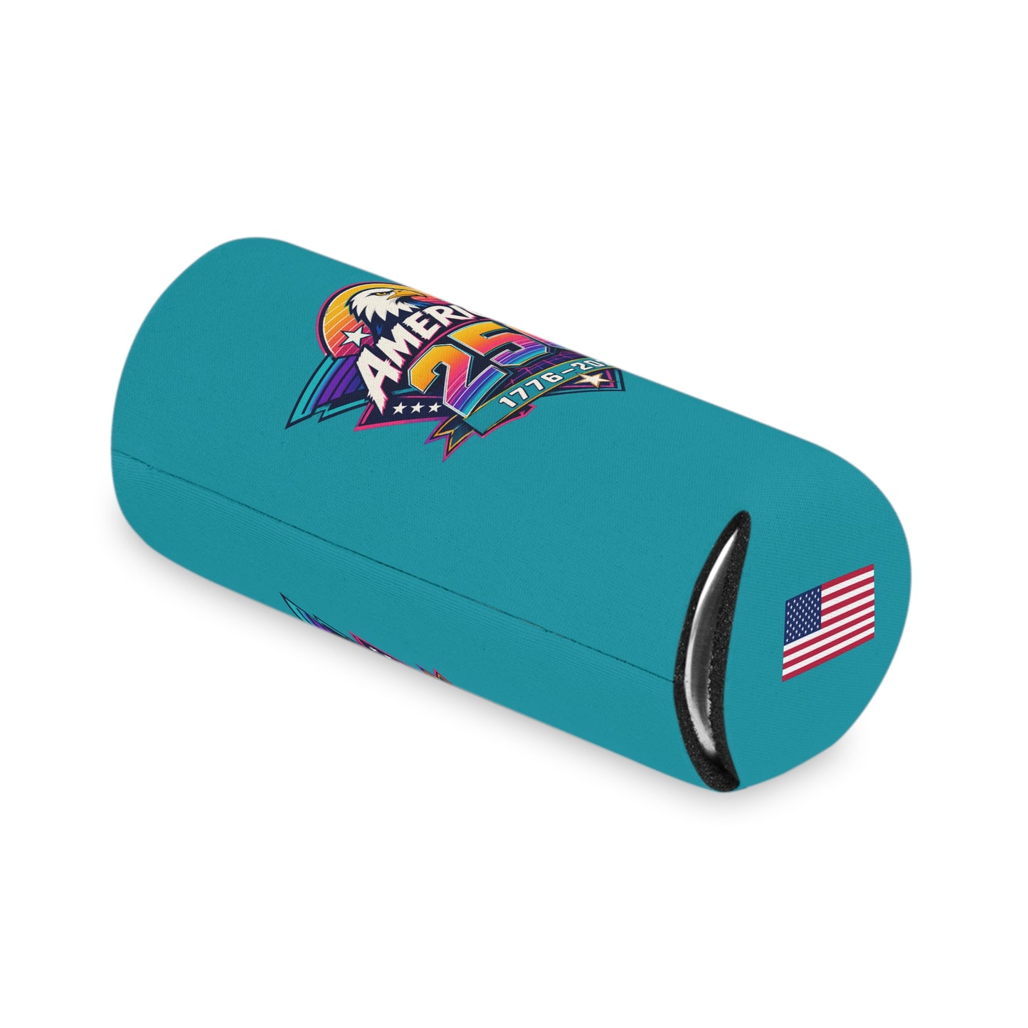 America 250 Retro Can Cooler – 1776-2026 Retro Beer Koozie