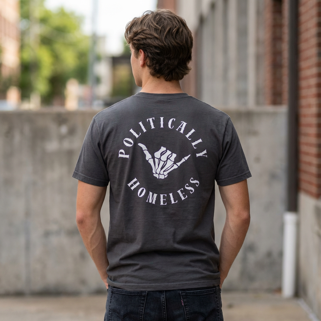 Politically Homeless Tee – Project Liberty