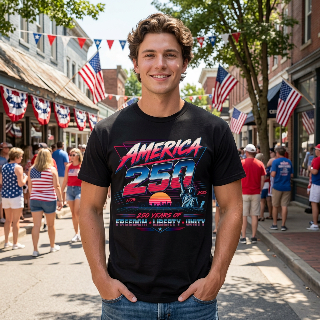 America 250 Retro Tee