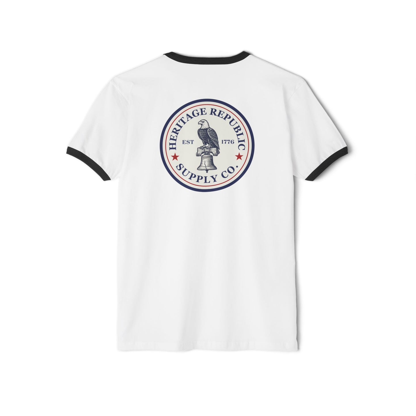 Heritage Republic Emblem Cotton Ringer T-Shirt