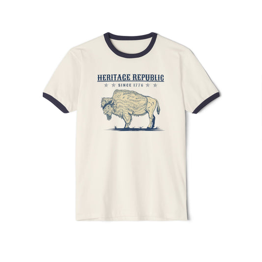 The Way of the Buffalo Cotton Ringer T-Shirt