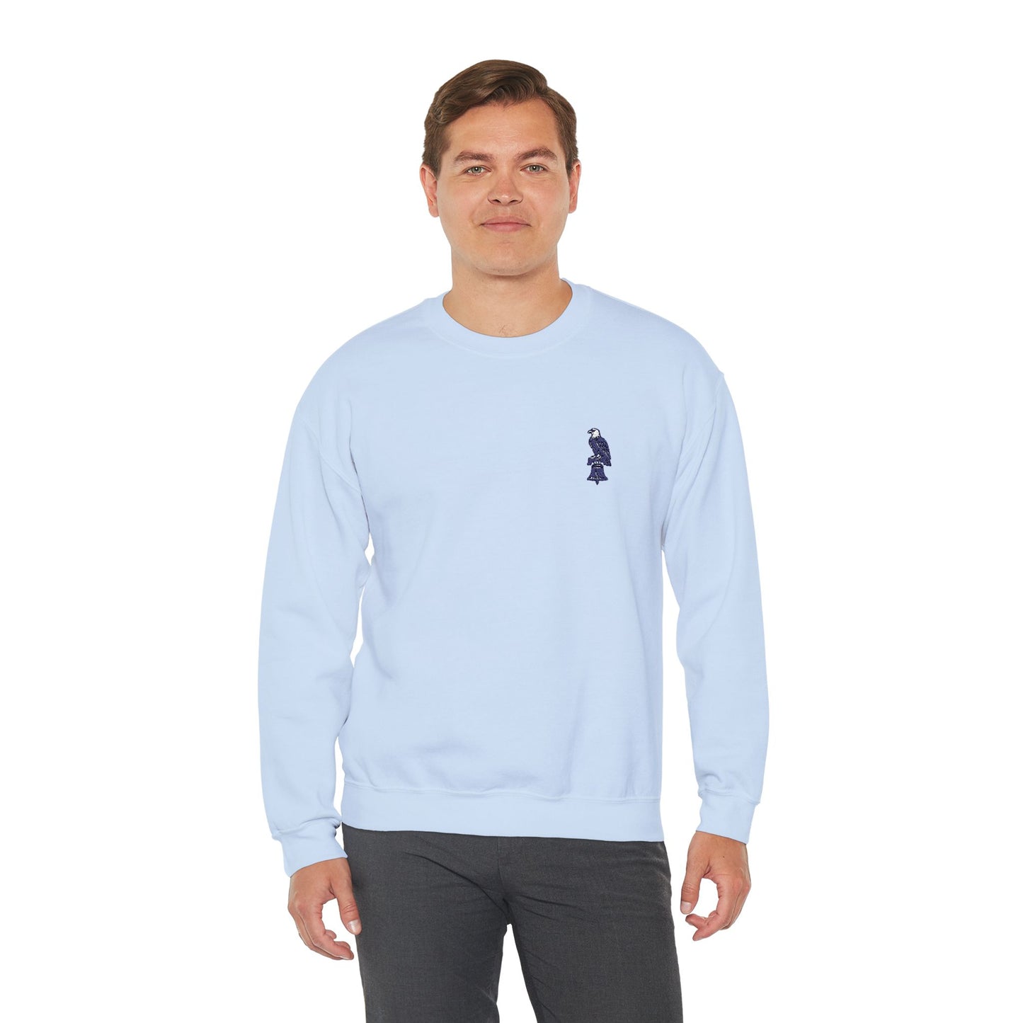 Eagle on Liberty Bell Embroidered Sweatshirt