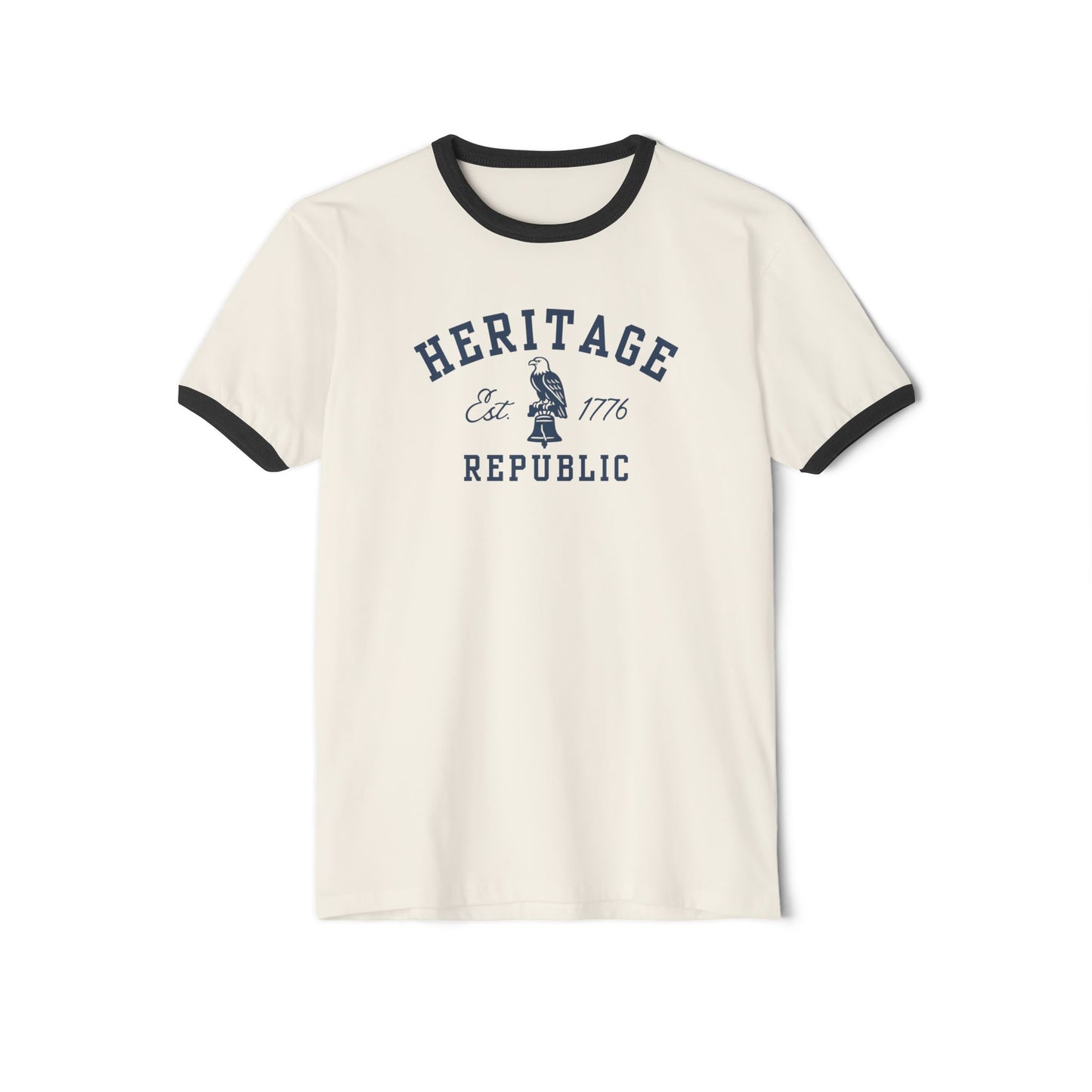Heritage Republic University Cotton Ringer T-Shirt