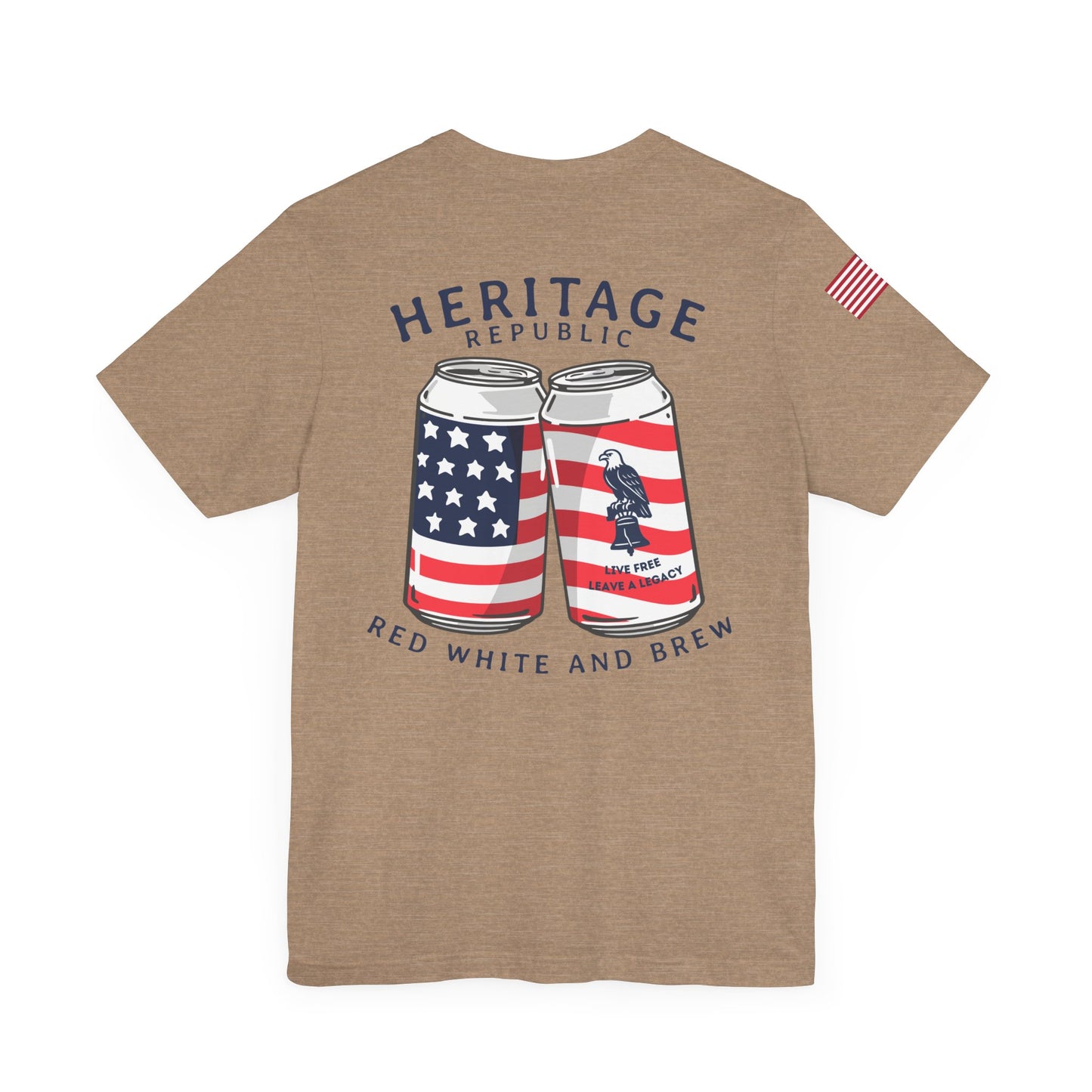 Red White and Brew Tee
