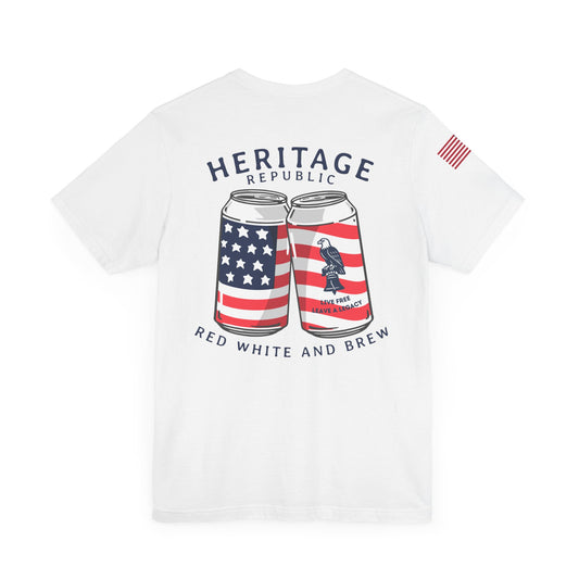 Red White and Brew Tee