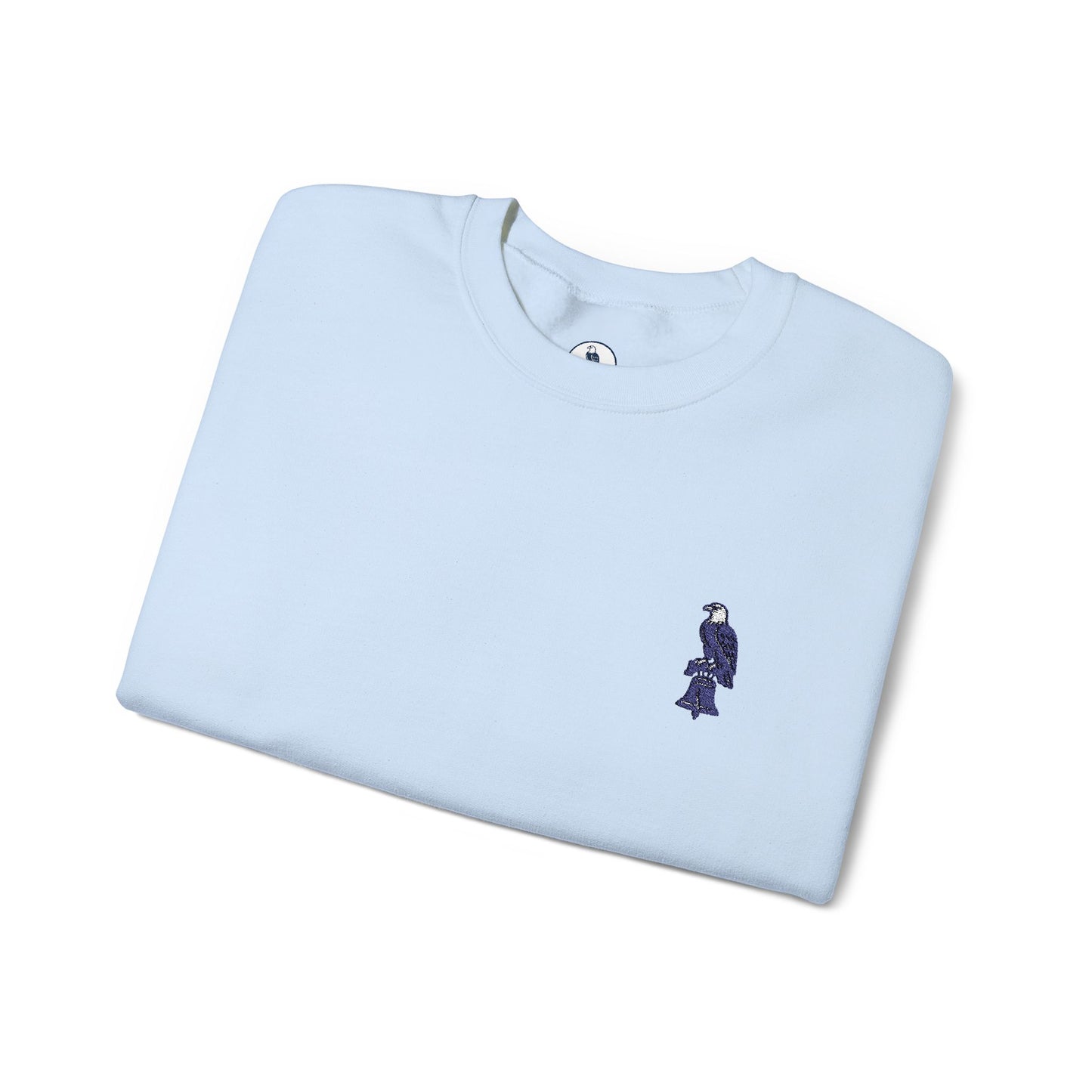 Eagle on Liberty Bell Embroidered Sweatshirt