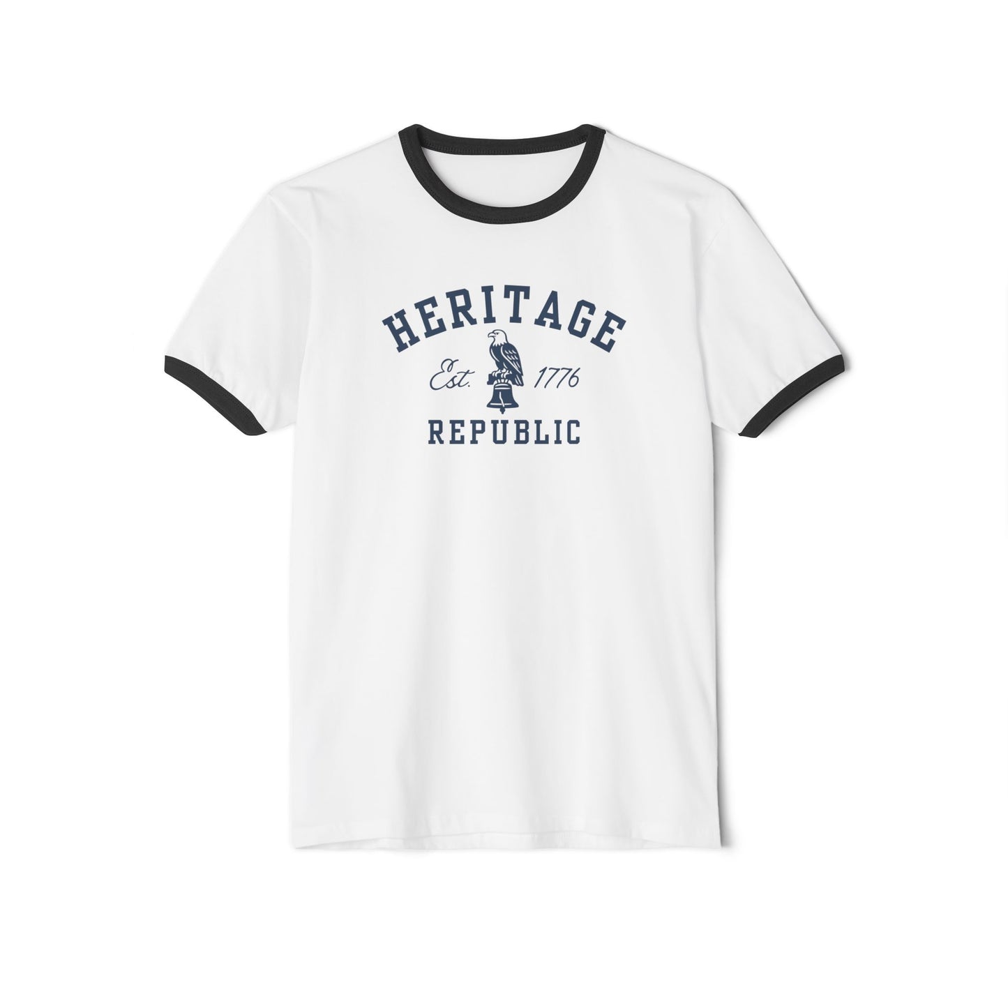 Heritage Republic University Cotton Ringer T-Shirt