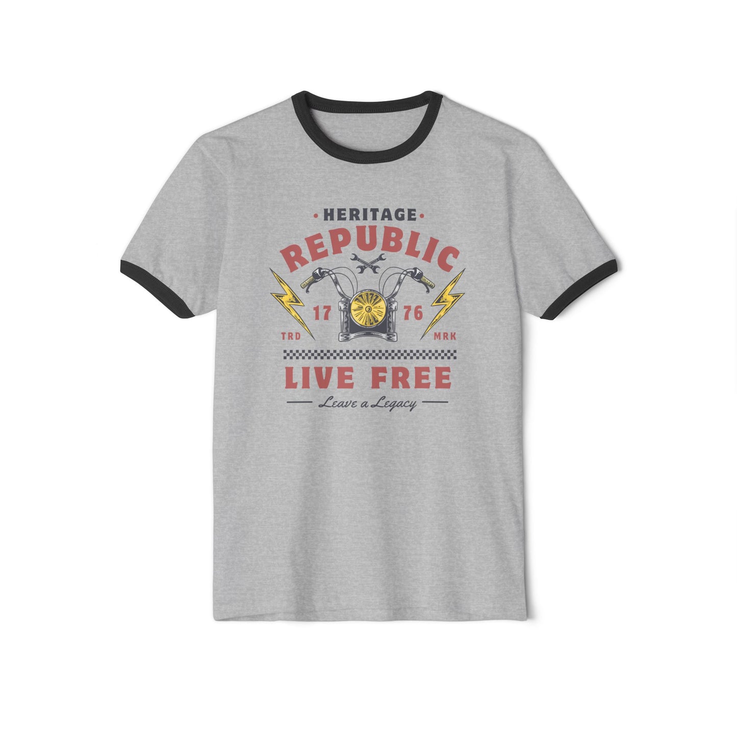 Heritage Republic Retro Moto Ringer Tee