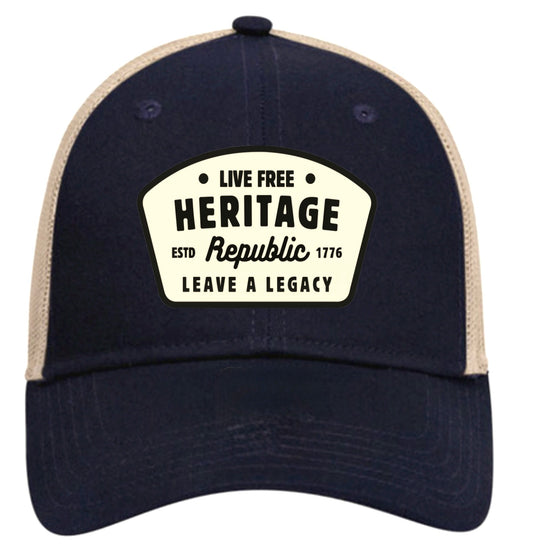 Heritage Republic Patch Trucker Hat